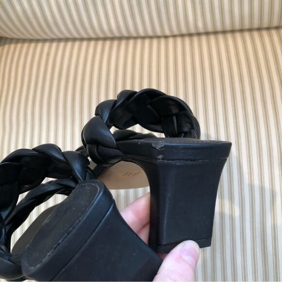 H&M Quilted Faux Leather Sandal Heels - Picture 9 of 10